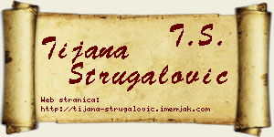 Tijana Strugalović vizit kartica